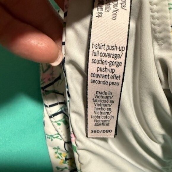 Victoria Secret T-Shirt Push-Up Full Coverage Bra 36D - Picture 2 of 3